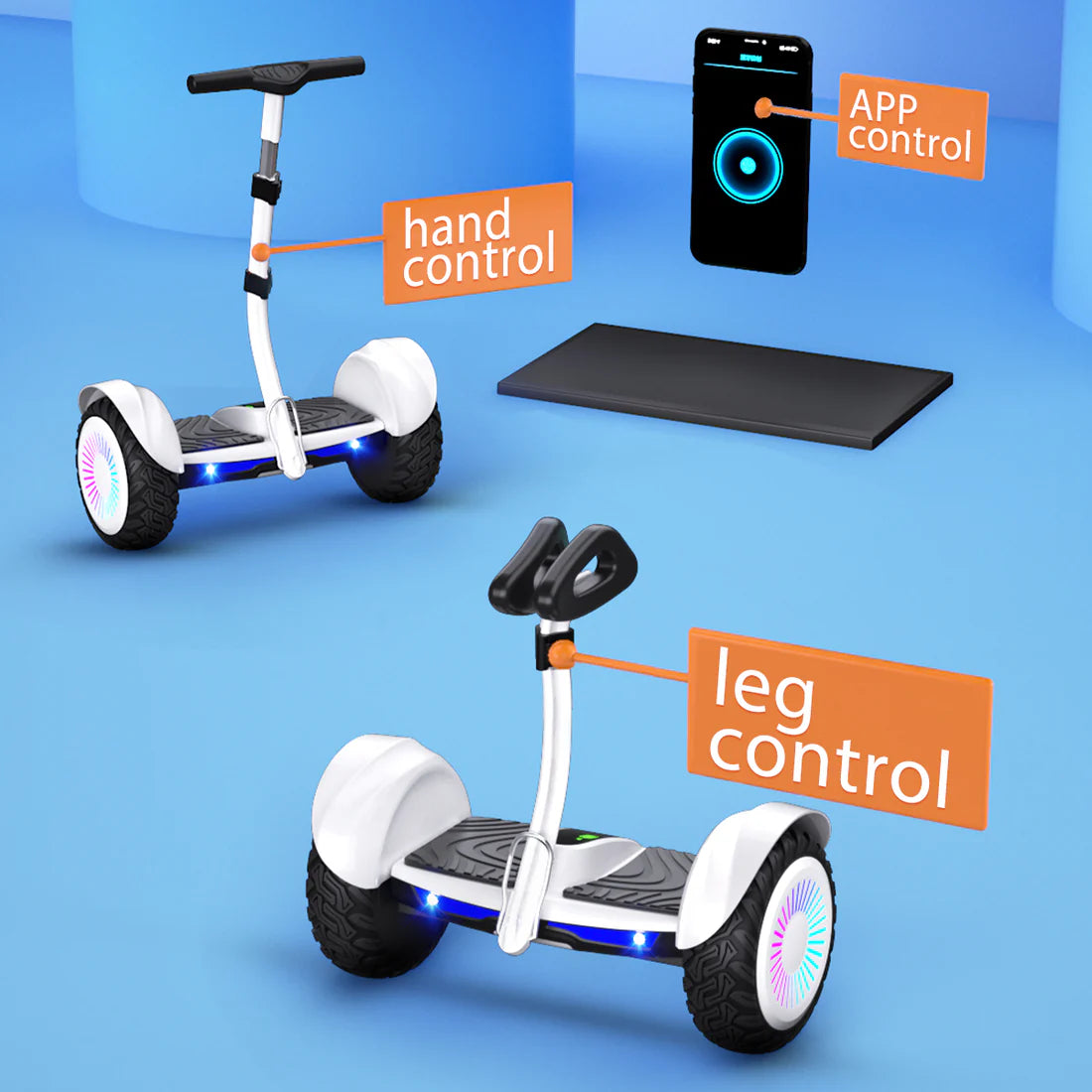 Self Balancing Scooter 3 in 1 | App control | Bluetooth Speakers | HK- K8 | 700W | Long Range