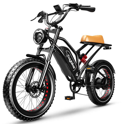 S4 ebike Long Range Moped-Style Electric Bike 1000W 48V 25AH