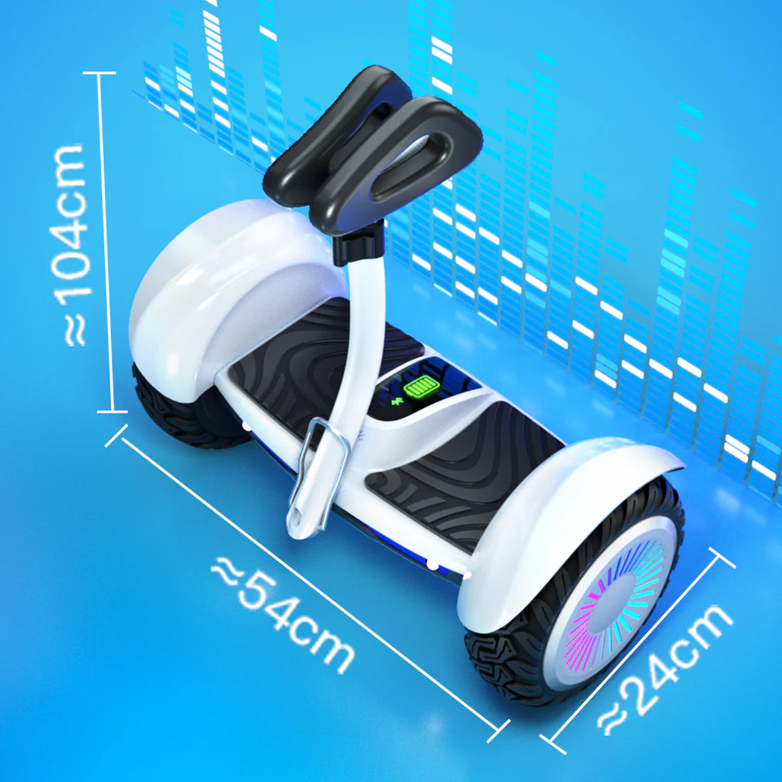 Self Balancing Scooter 3 in 1 | App control | Bluetooth Speakers | HK- K8 | 700W | Long Range