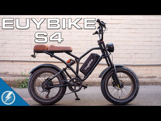 S4 ebike Long Range Moped-Style Electric Bike 1000W 48V 25AH