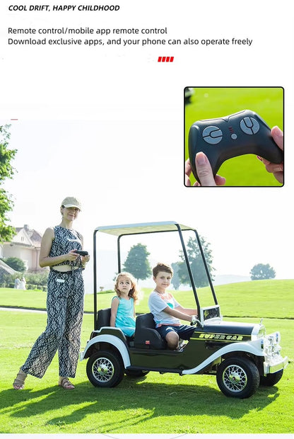 Kids' Stylish 2 Rows Ride On Car | 24V | 4WD | Bluetooth RC