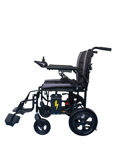 HK- X Foldable Electric Wheelchair | 360° Joystick | Dual motors