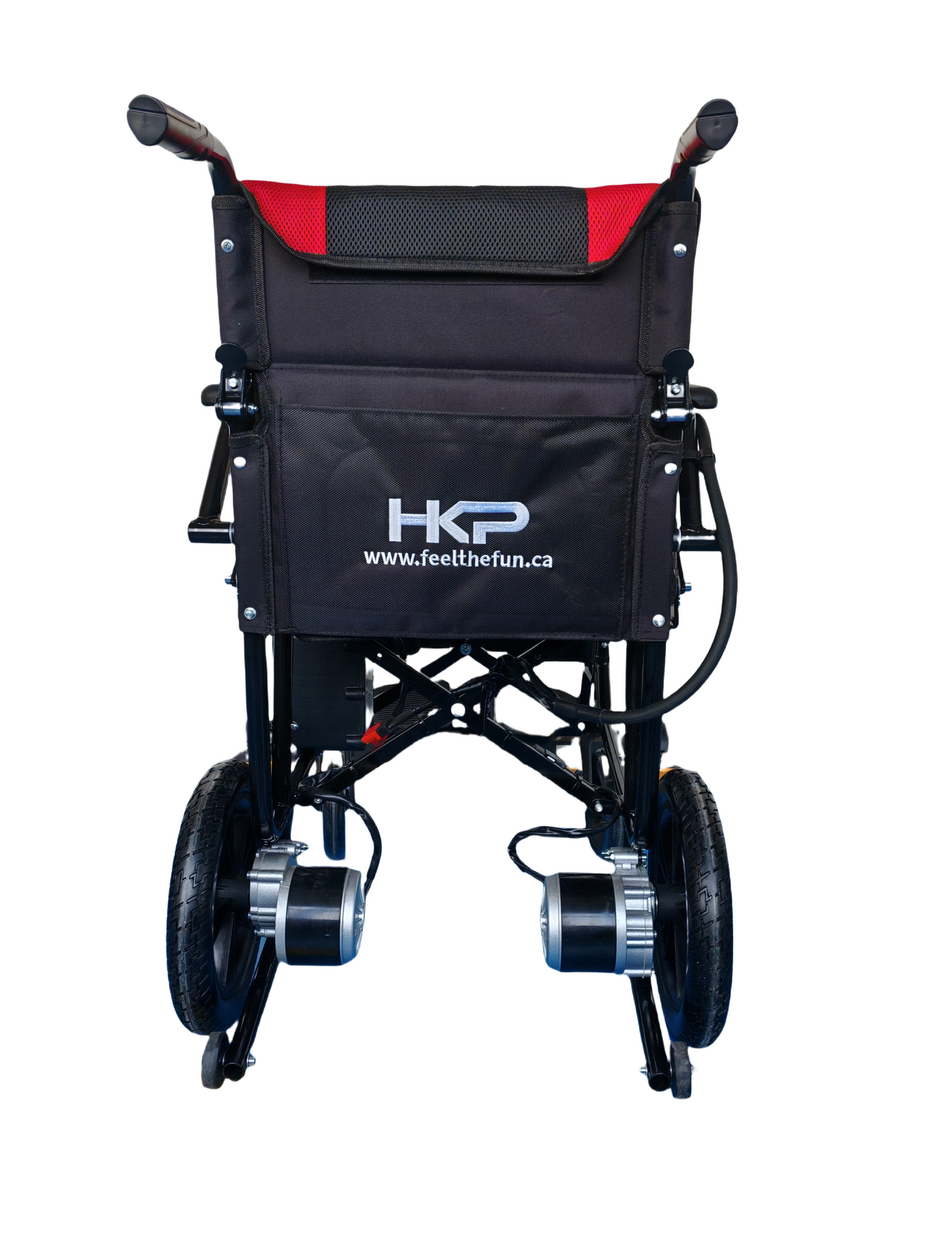 HK- X Foldable Electric Wheelchair | 360° Joystick | Dual motors