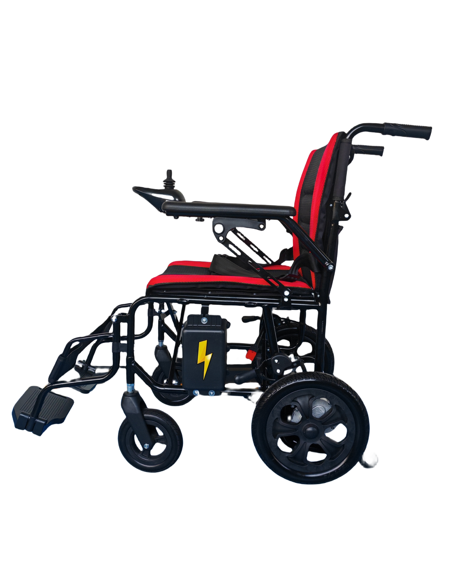 HK- X Foldable Electric Wheelchair | 360° Joystick | Dual motors