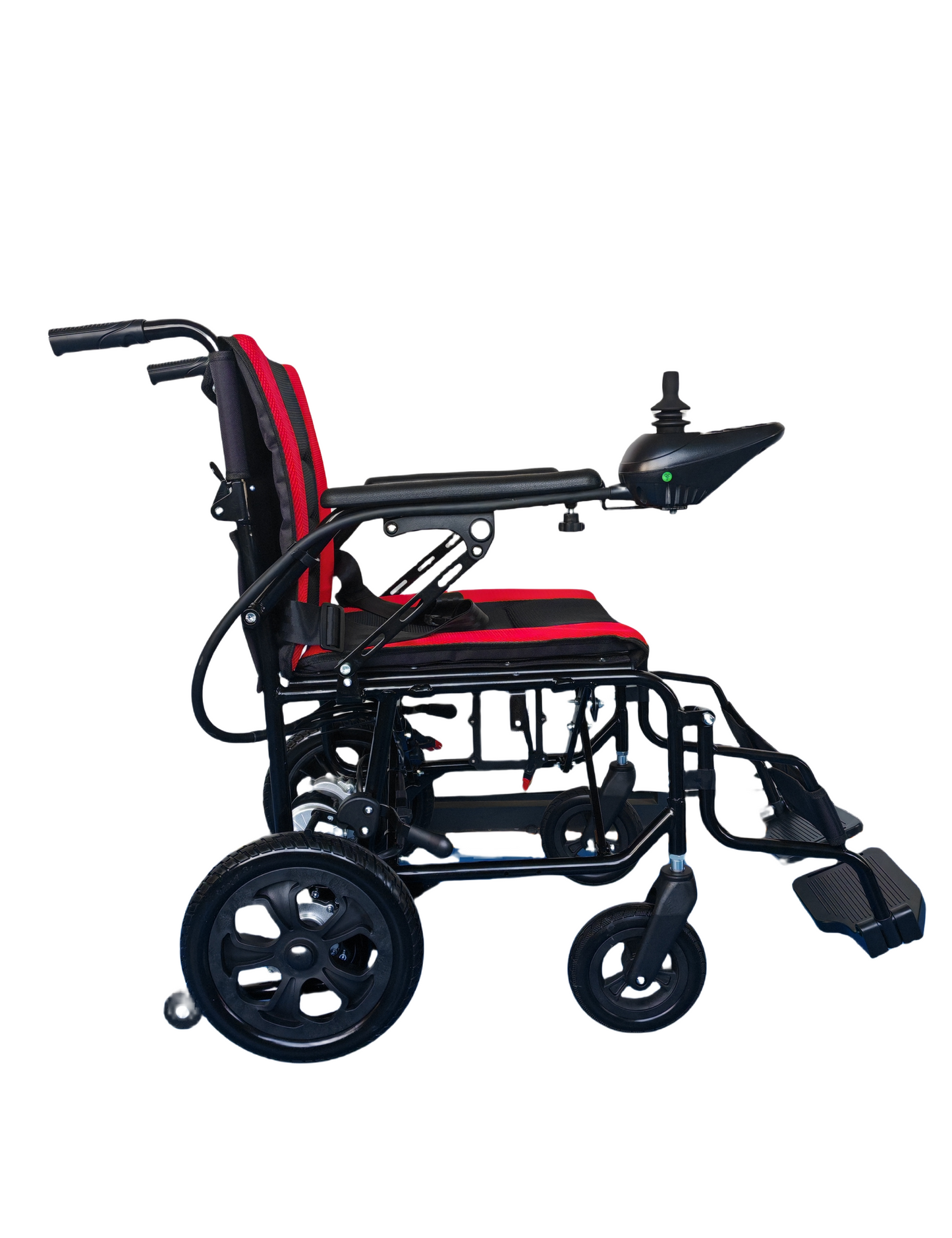 HK- X Foldable Electric Wheelchair | 360° Joystick | Dual motors