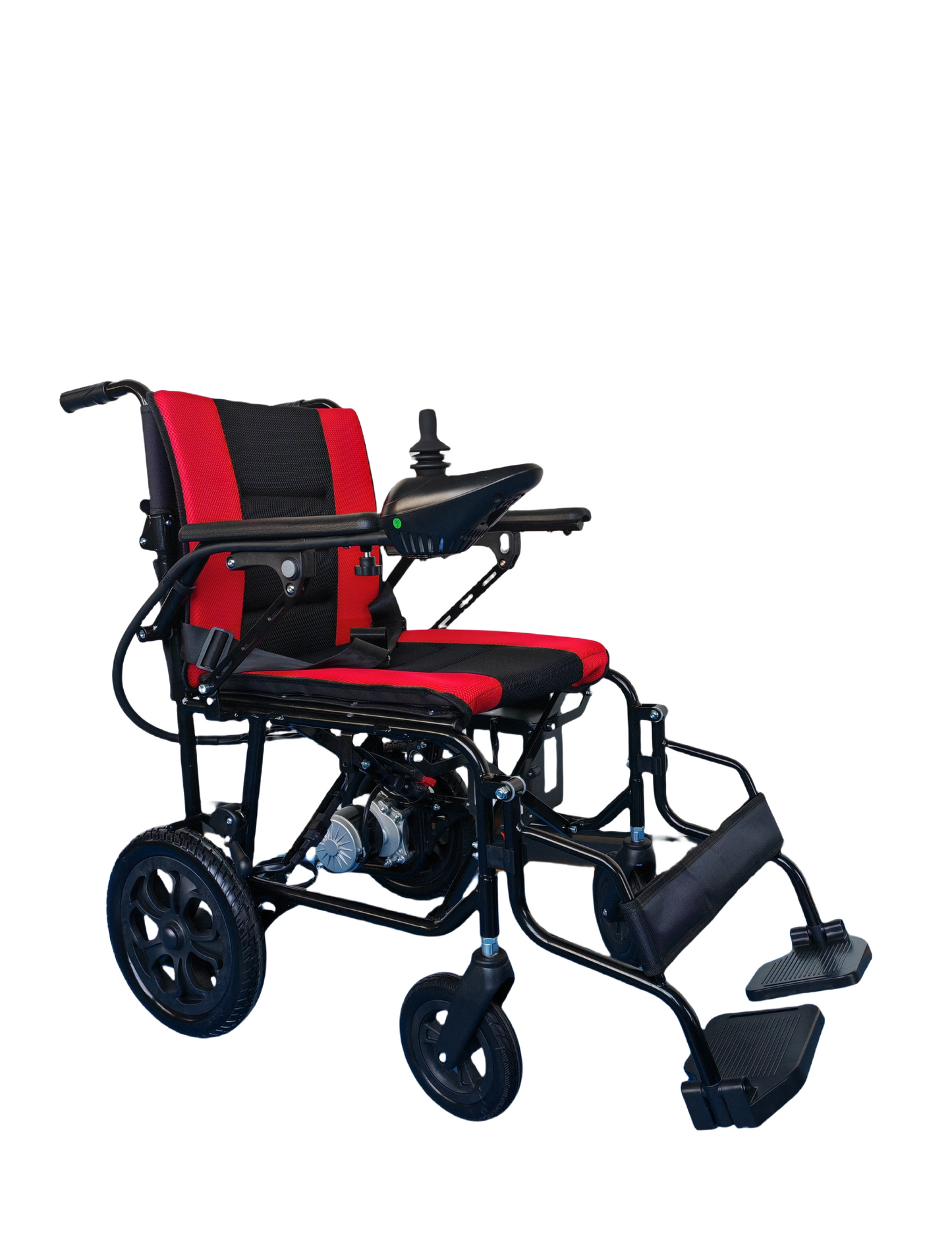 HK- X Foldable Electric Wheelchair | 360° Joystick | Dual motors