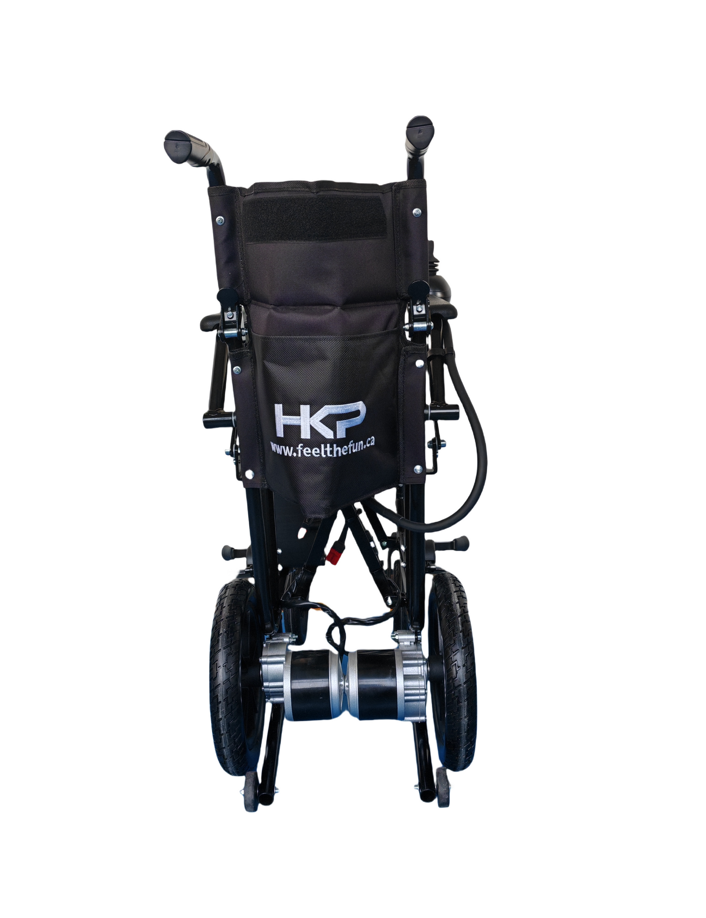 HK- X Foldable Electric Wheelchair | 360° Joystick | Dual motors