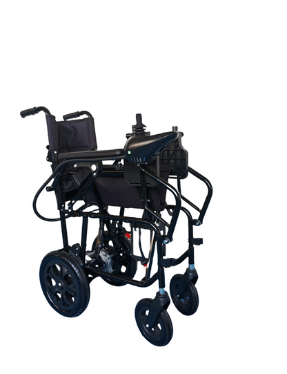 HK- X Foldable Electric Wheelchair | 360° Joystick | Dual motors