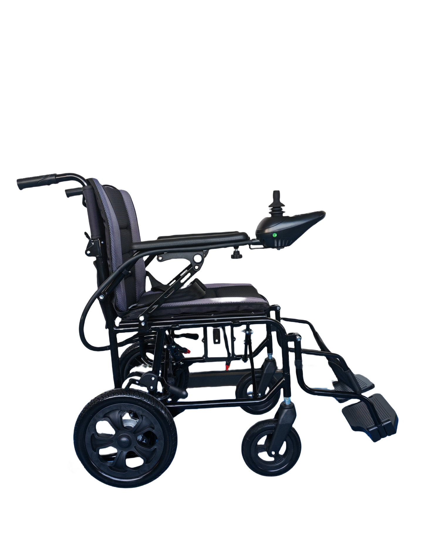 HK- X Foldable Electric Wheelchair | 360° Joystick | Dual motors